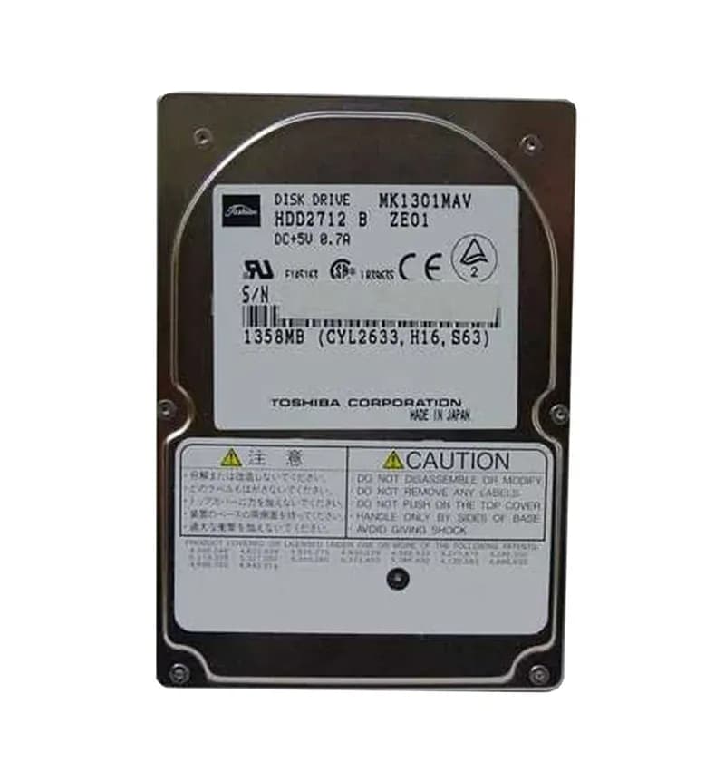 MK1301MAV - Toshiba 1.35GB 4200RPM IDE 2.5-Inch Hard Drive