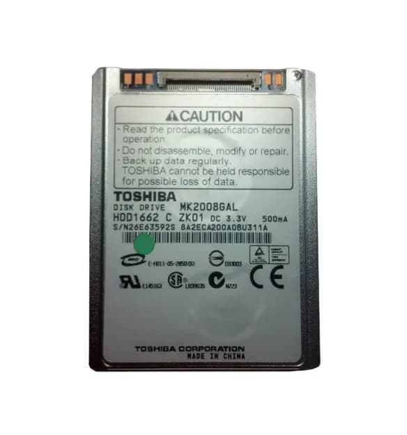 MK2008GAL - Toshiba 20GB 4200RPM ZIF 1.8-Inch Hard Drive