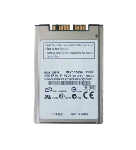 MK2533GSG - Toshiba 250GB 5400RPM Micro SATA 1.8-Inch Hard Drive