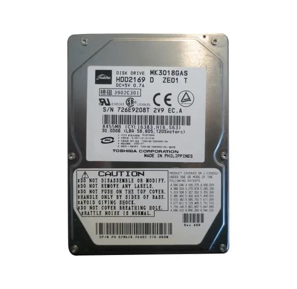 MK3018GAS - Toshiba 30GB 4200RPM IDE/ATA 2.5-Inch Hard Drive