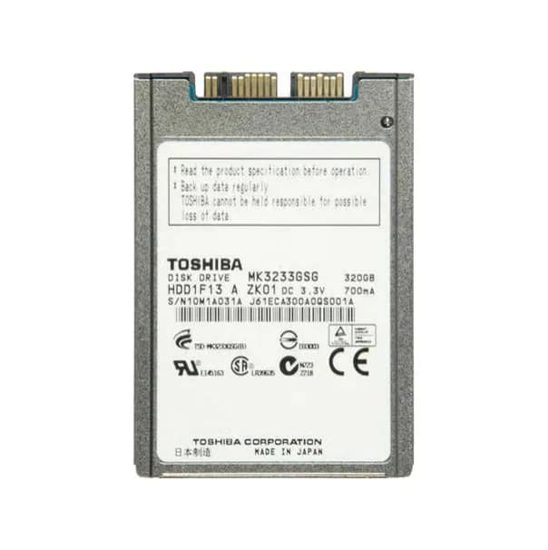 MK3233GSG - Toshiba 320GB 5400RPM SATA 3Gb/s 1.8-Inch Hard Drive
