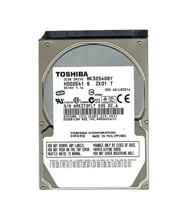 MK3254GSY - Toshiba 320GB 7200RPM SATA 3Gb/s 2.5-in Hard Drive