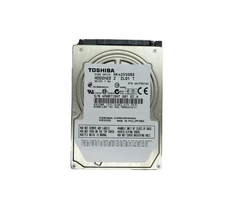 MK4055GSX - Toshiba 400GB 5400RPM SATA 3Gb/s 2.5-in Hard Drive
