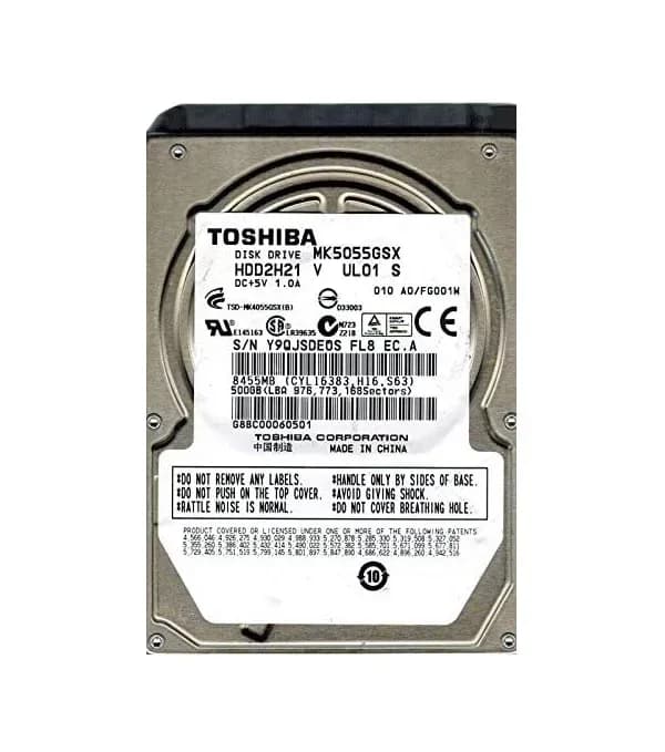MK5055GSX - Toshiba 500GB 5400RPM SATA 3Gb/s 2.5-in Hard Drive