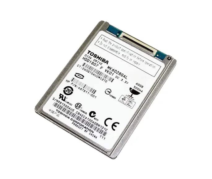 MK6028GAL - Toshiba 60GB 4200RPM PATA (ZIF) 1.8-Inch Hard Drive