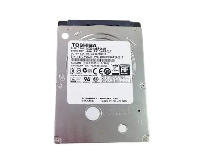 MQ01ABF050H - Toshiba 500GB 5400RPM SATA 6Gb/s 2.5-in Hard Drive