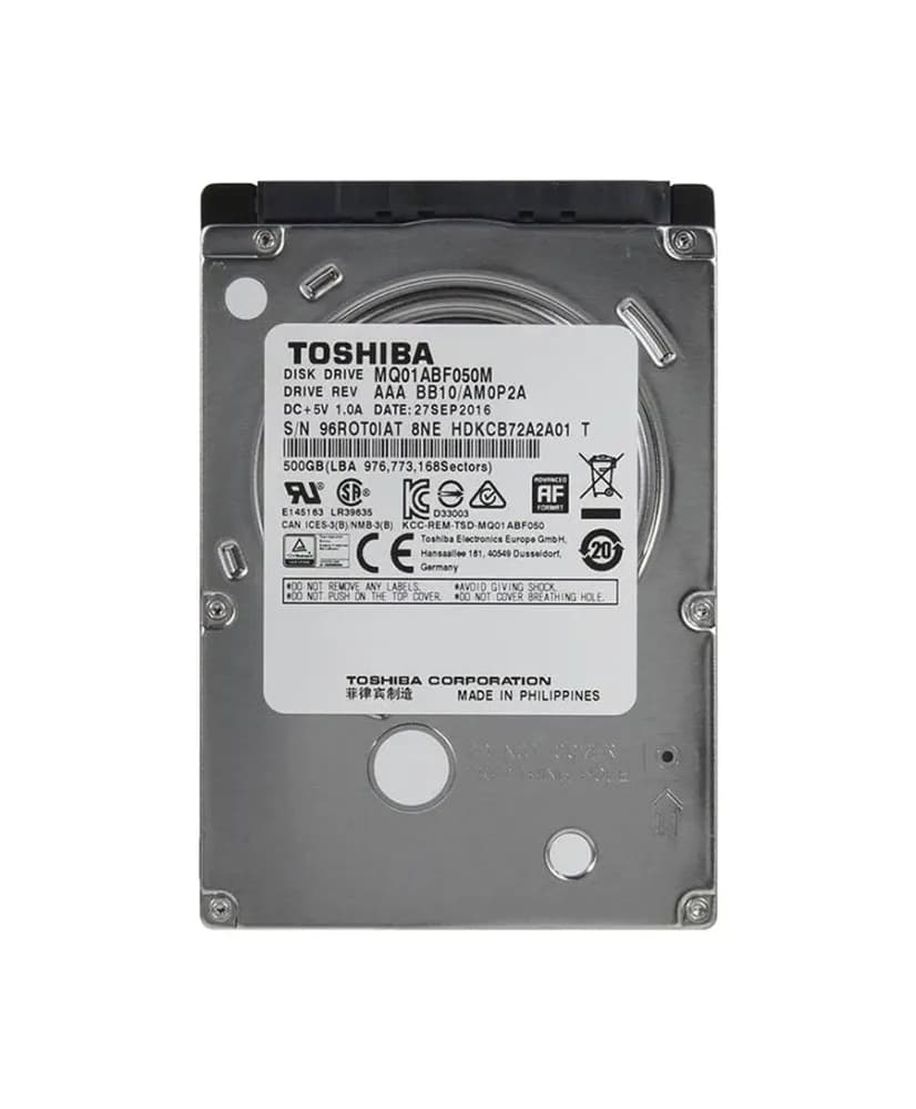MQ01ABF050M - Toshiba 500GB 5400RPM SATA 6Gb/s 2.5-in Hard Drive
