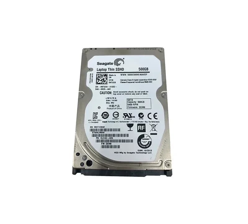 N7GG6 - Dell 500GB 5400RPM SATA 6Gb/s 2.5-in Hard Drive