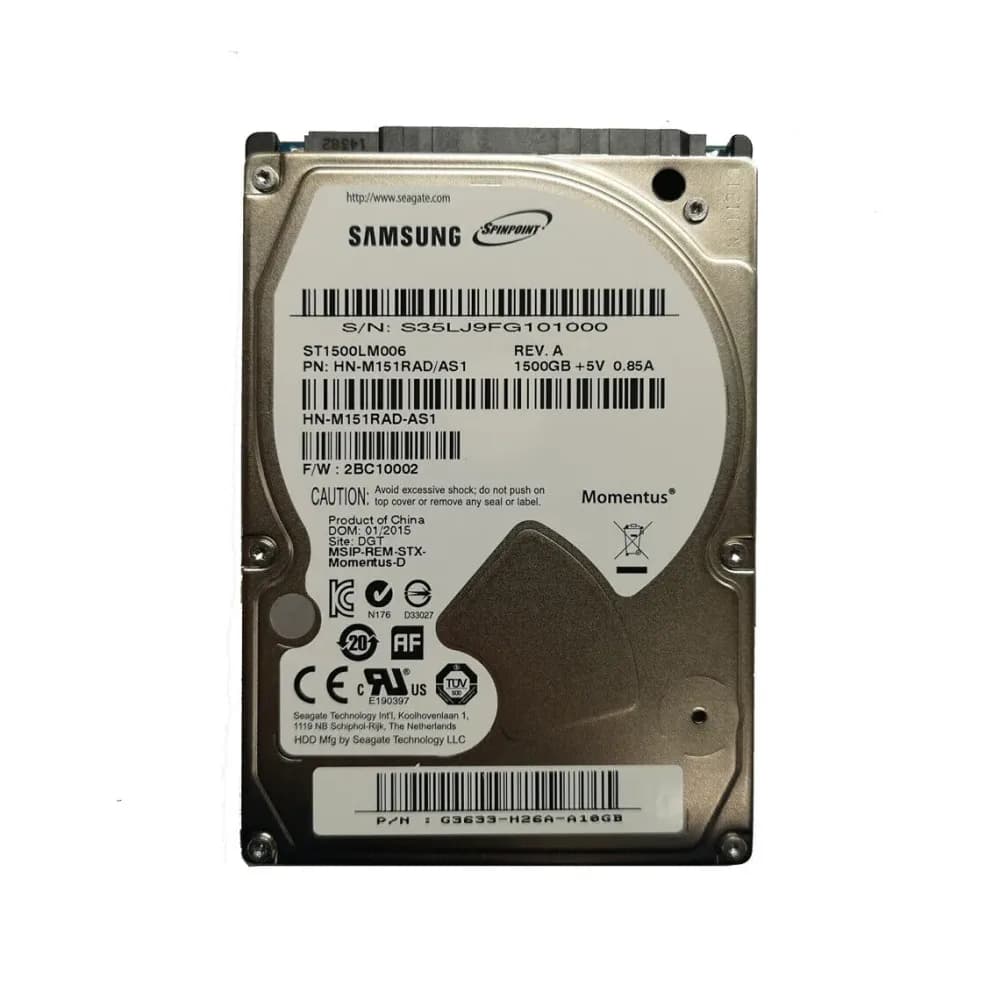ST1500LM006 - Seagate 1.5TB 5400RPM SATA 6Gb/s 2.5-in Hard Drive