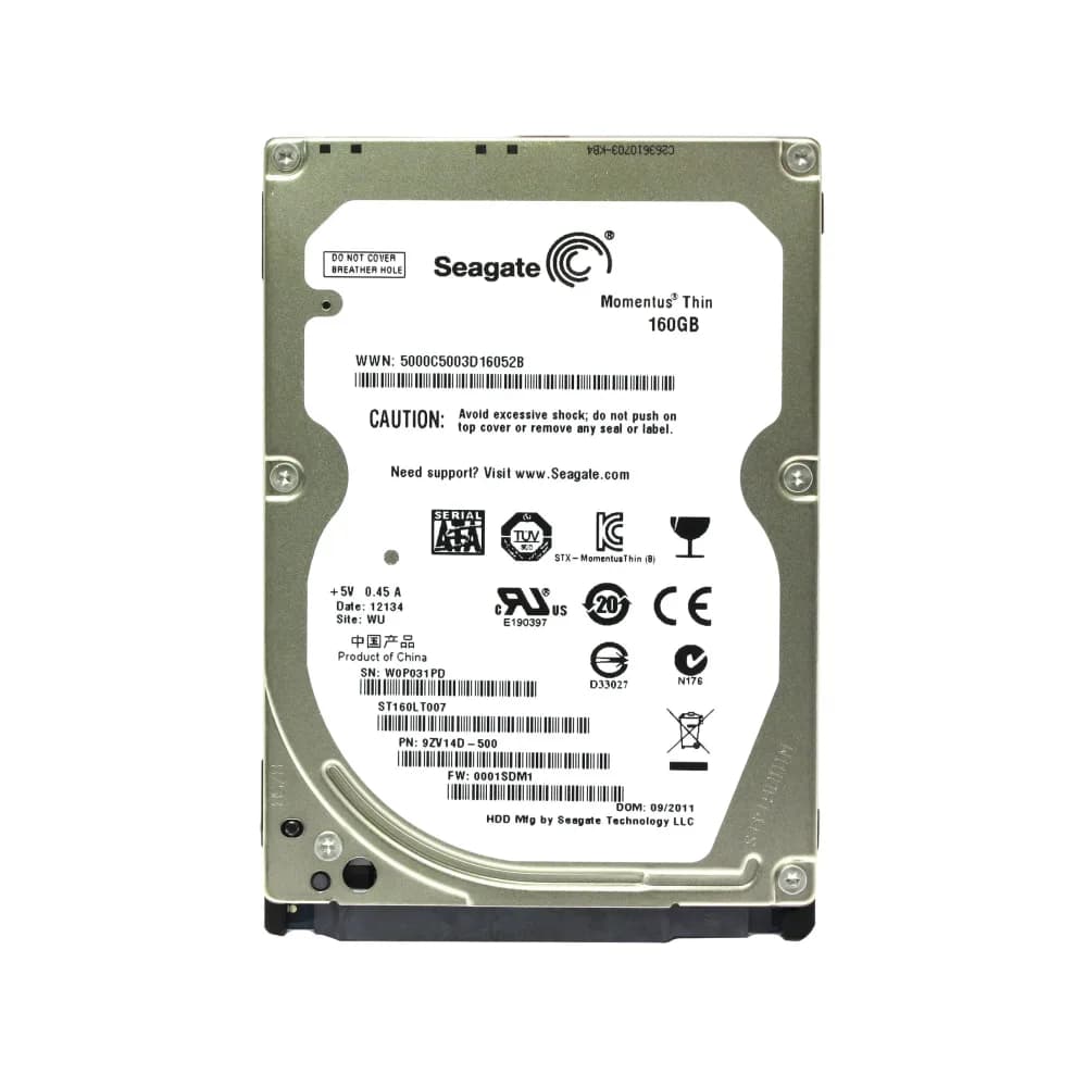 ST160LT007 - Seagate 160GB 7200RPM SATA 3Gb/s 2.5-in Hard Drive