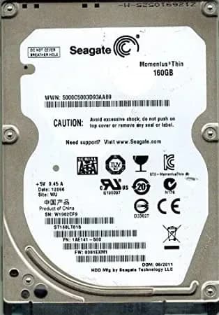 ST160LT015 - Seagate 160GB 5400RPM SATA 3Gb/s 2.5-in Hard Drive