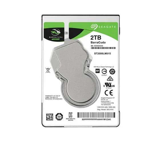 ST2000LM015 - Seagate 2TB 5400RPM SATA 6Gb/s 2.5-in Hard Drive