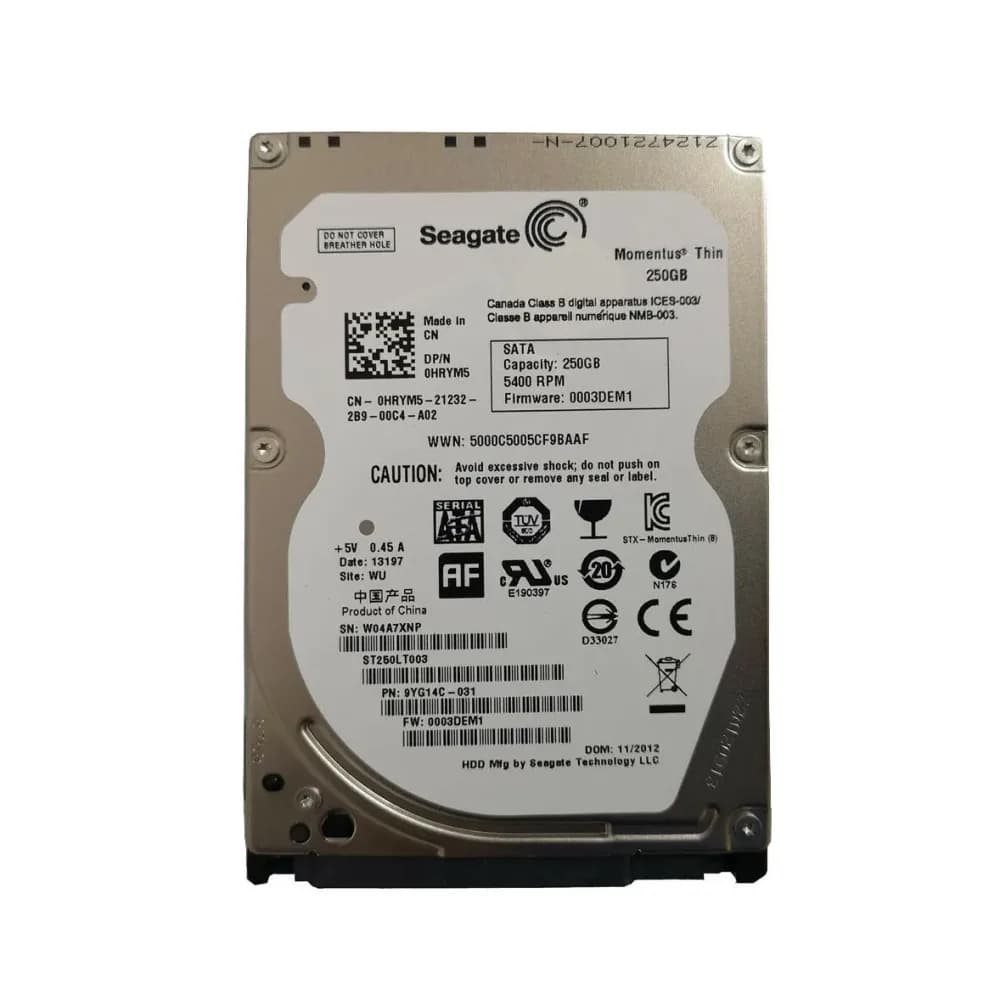 ST250LT003 - Seagate 250GB 5400RPM SATA 3Gb/s 2.5-in Hard Drive