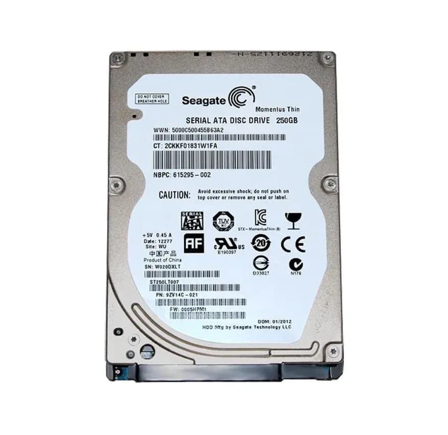 ST250LT007 - Seagate 250GB 7200RPM SATA 3Gb/s 2.5-in Hard Drive