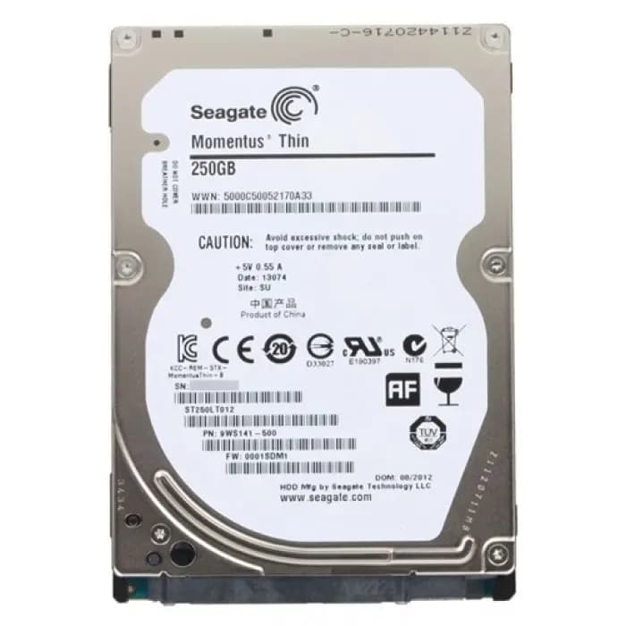 ST250LT012 - Seagate 250GB 5400RPM SATA 3Gb/s 2.5-in Hard Drive