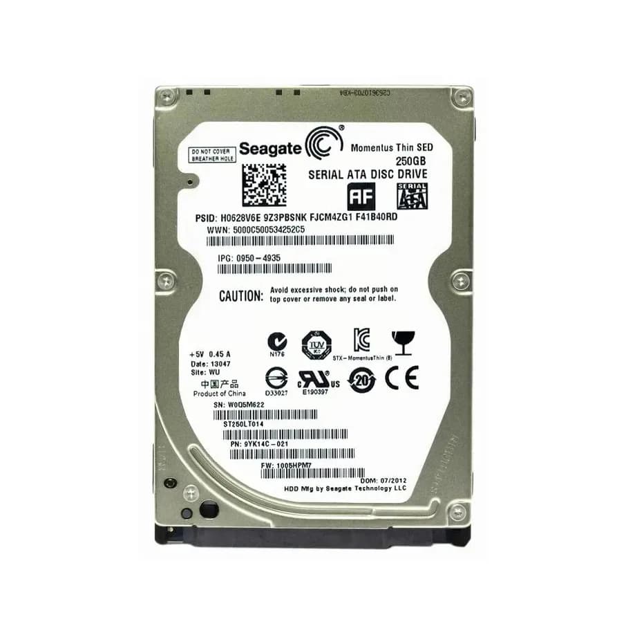 ST250LT014 - Seagate 250GB 7200RPM SATA 3Gb/s SED 2.5" Hard Drive