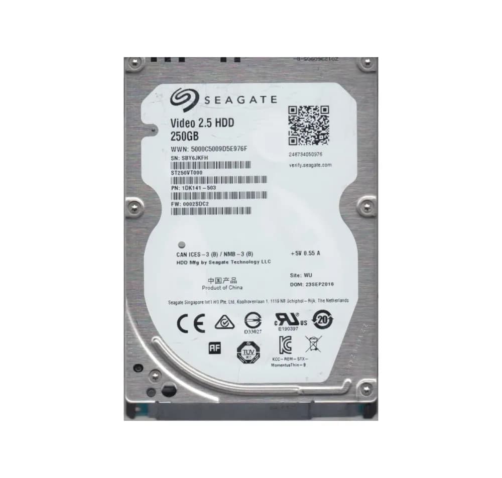 ST250VT000 - Seagate 250GB 5400RPM SATA 6Gb/s 2.5-in Hard Drive