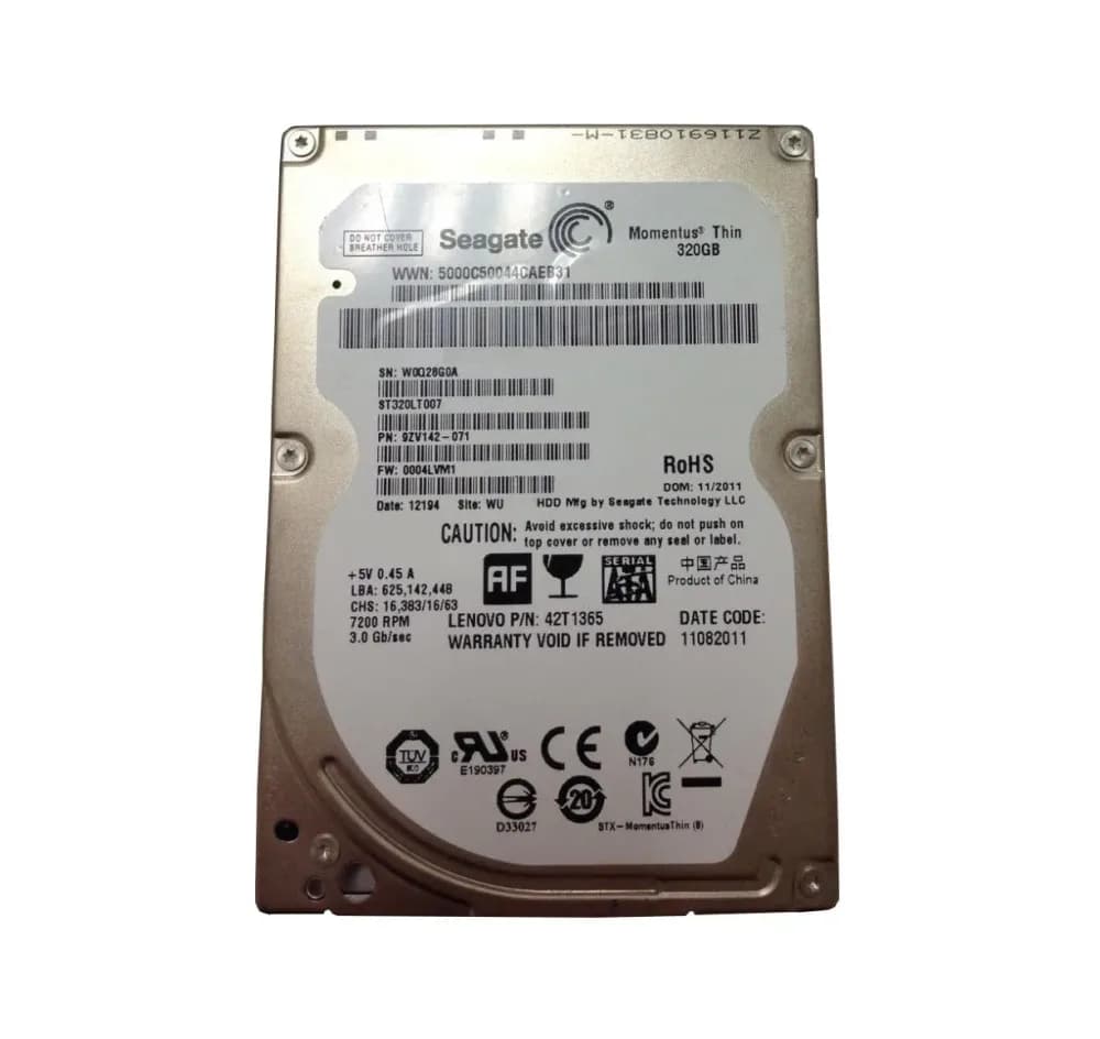 ST320LT007 - Seagate 320GB 7200RPM SATA 3Gb/s 2.5-in Hard Drive