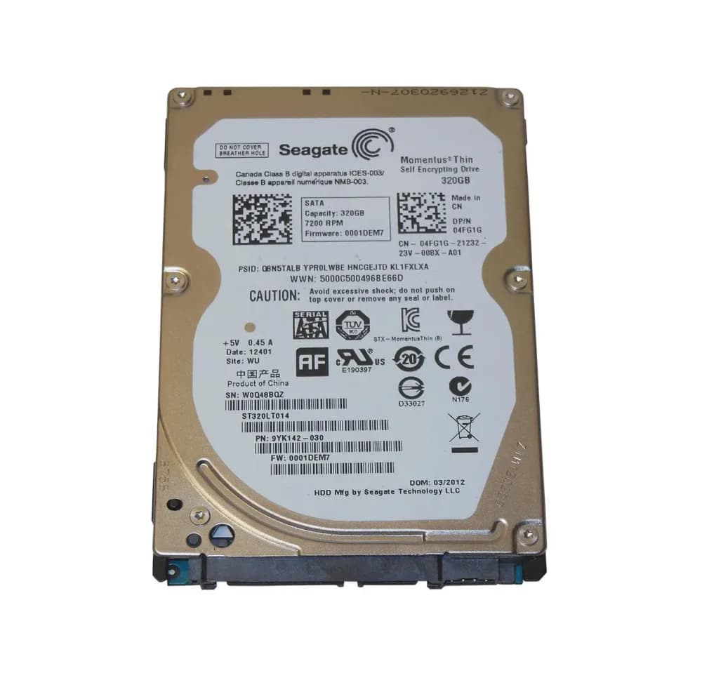 ST320LT014 - Seagate 320GB 7200RPM SATA 3Gb/s SED 2.5" Hard Drive