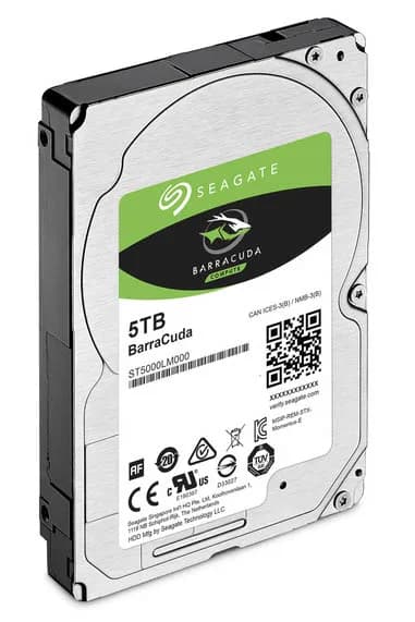 ST5000LM000 - Seagate Barracuda 5TB 5400RPM SATA 2.5-Inch Hard Drive