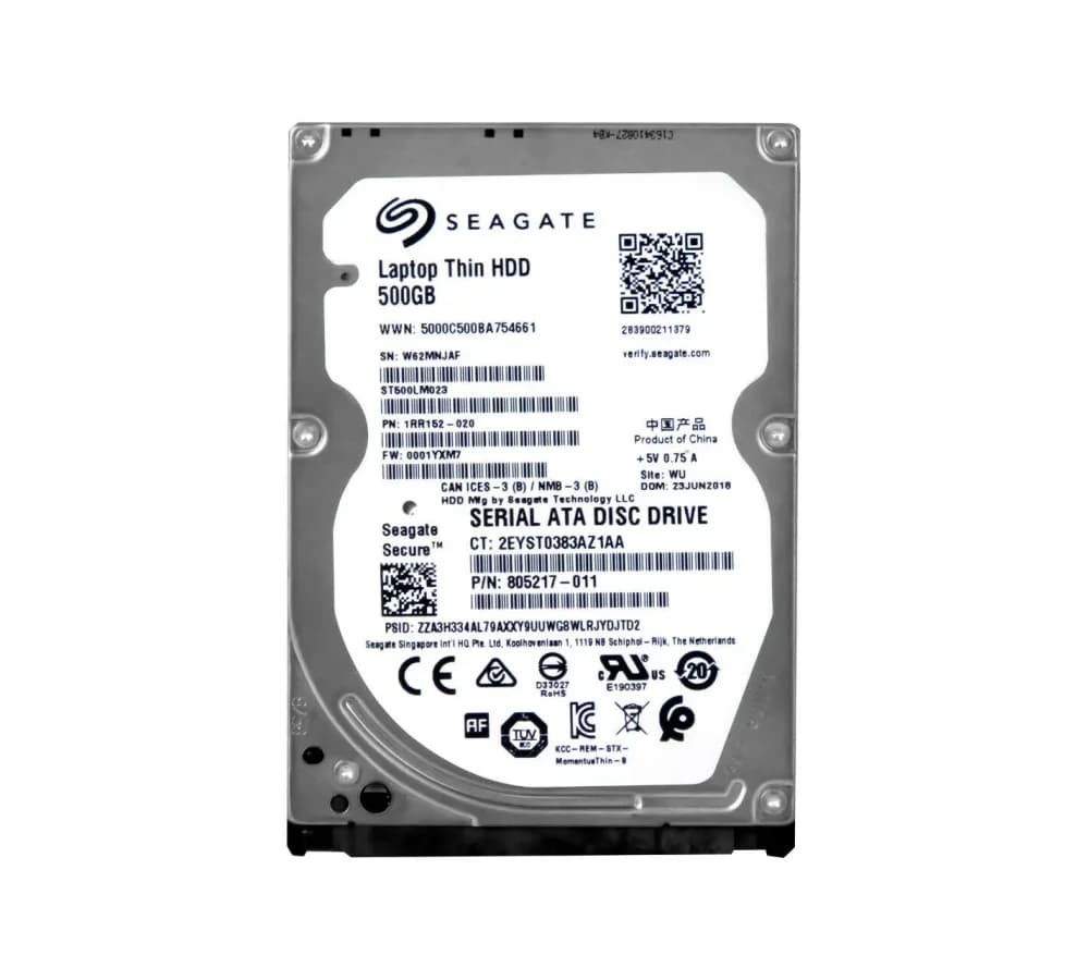 ST500LM023 - Seagate 500GB 7200RPM SATA 6Gb/s SED 2.5" Hard Drive