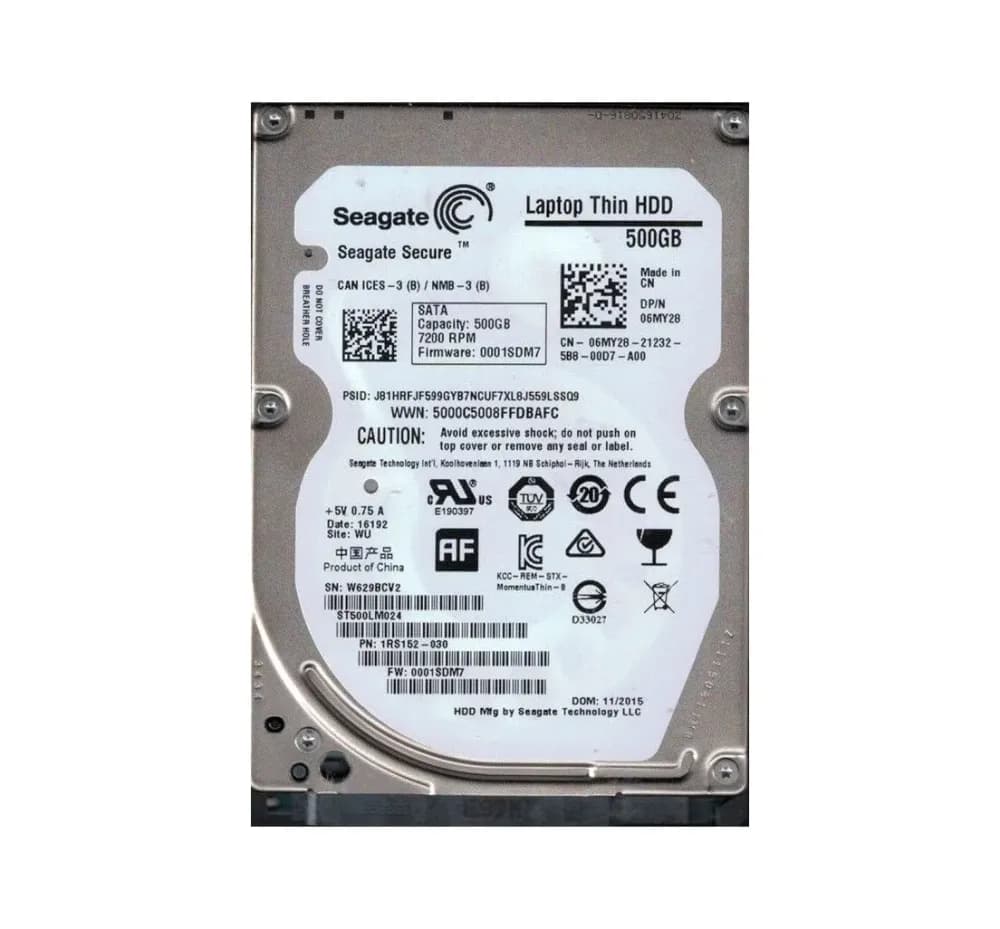 ST500LM024 - Seagate 500GB 7200RPM SATA 6Gb/s SED FIPS 140-2 2.5" HDD