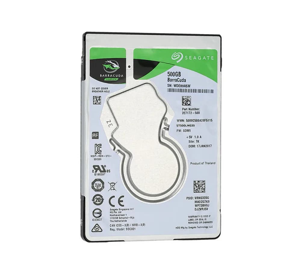 ST500LM030 - Seagate 500GB 5400RPM SATA 6Gb/s 2.5-in Hard Drive