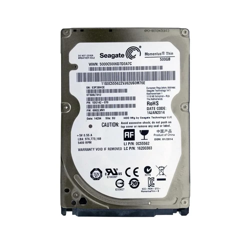 ST500LT012 - Seagate 500GB 5400RPM SATA 3Gb/s 2.5-in Hard Drive