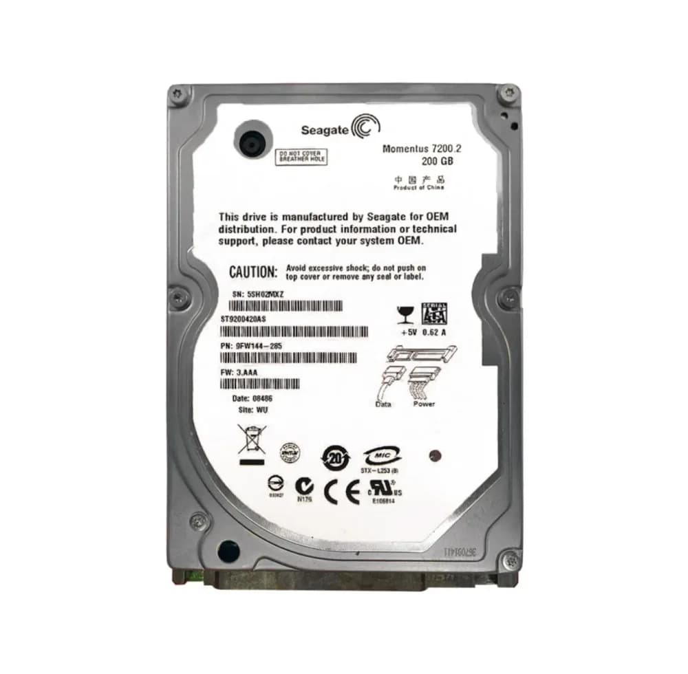 ST9200420AS - Seagate 200GB 7200RPM SATA 3Gb/s 2.5-in Hard Drive