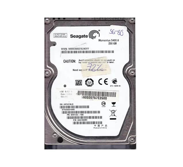 ST9250315AS - Seagate 250GB 5400RPM SATA 3Gb/s 2.5-in Hard Drive