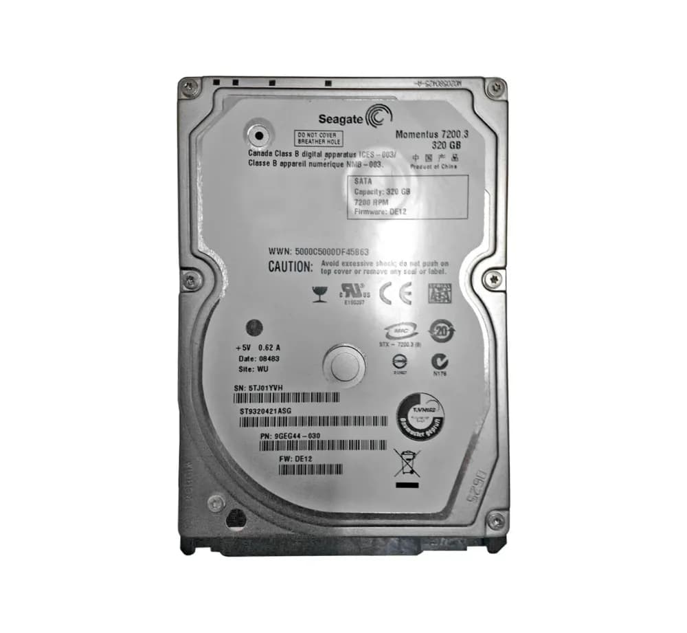 ST9320421ASG - Seagate 320GB 7200RPM SATA 3Gb/s 2.5-in Hard Drive
