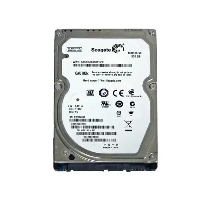 ST9500320AS - Seagate 500GB 5400RPM SATA 3Gb/s 2.5-in Hard Drive