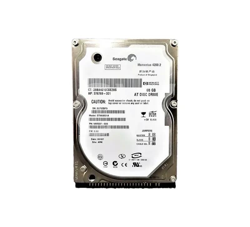 ST960821A - Seagate 60GB 4200RPM ATA/100 2.5-inch Hard Drive