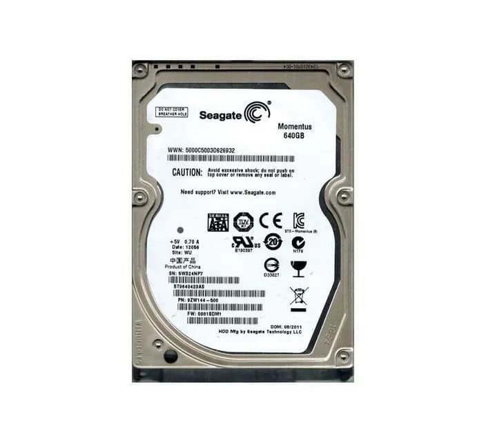 ST9640423AS - Seagate 640GB 5400RPM SATA 3Gb/s 2.5-in Hard Drive