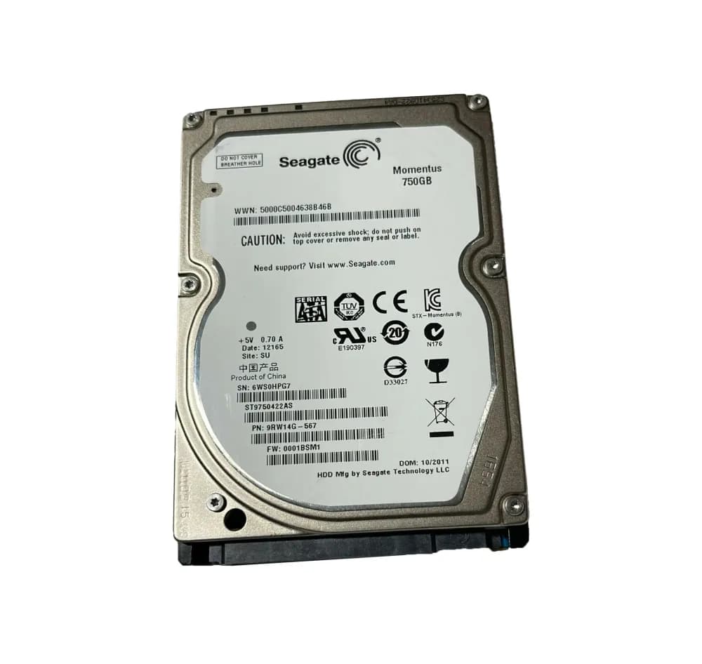 ST9750422AS - Seagate 750GB 7200RPM SATA 3Gb/s 2.5-in Hard Drive