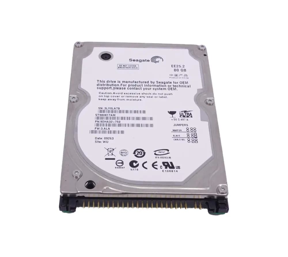 ST980817AM - Seagate EE25.2 80GB 5400RPM ATA-100 2.5" Hard Drive