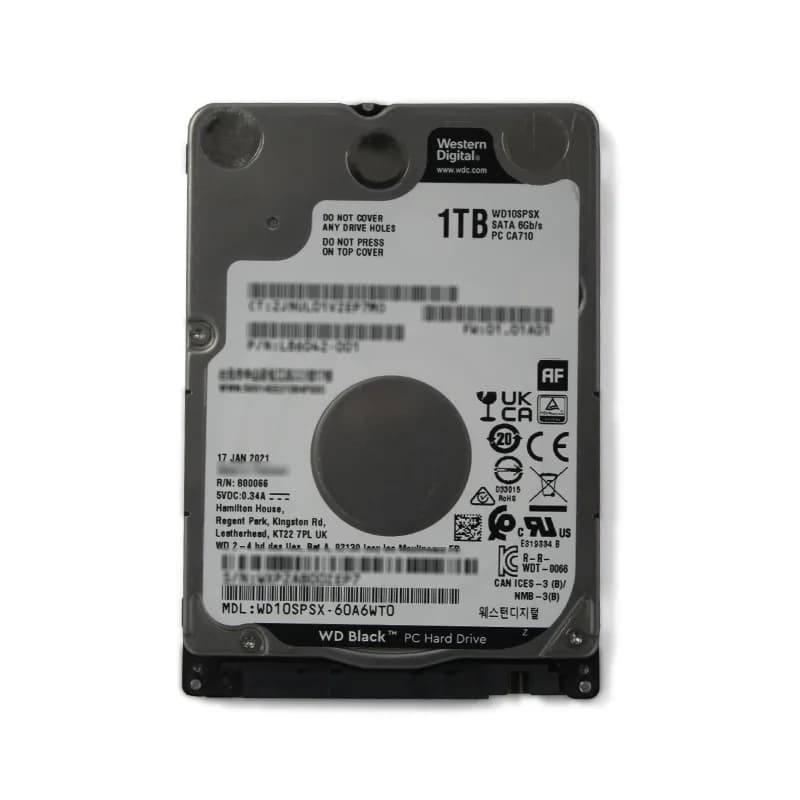 WD10SPSX - Western Digital 1TB 7200RPM SATA 6Gb/s 2.5-in Hard Drive