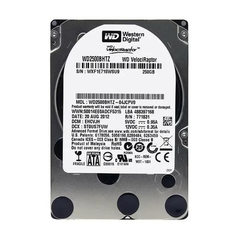 WD2500BHTZ - WD 250GB 10000RPM SATA 6Gb/s 2.5-in HDD