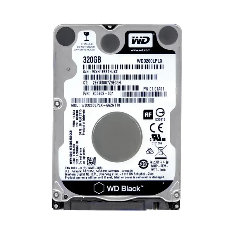 WD3200LPLX - WD 320GB 7200RPM SATA 6Gb/s 2.5-in HDD