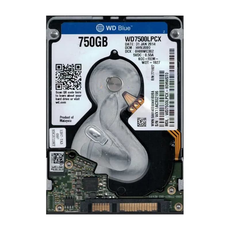 WD7500LPCX - WD 750GB 5400RPM SATA 6Gb/s 2.5-in HDD