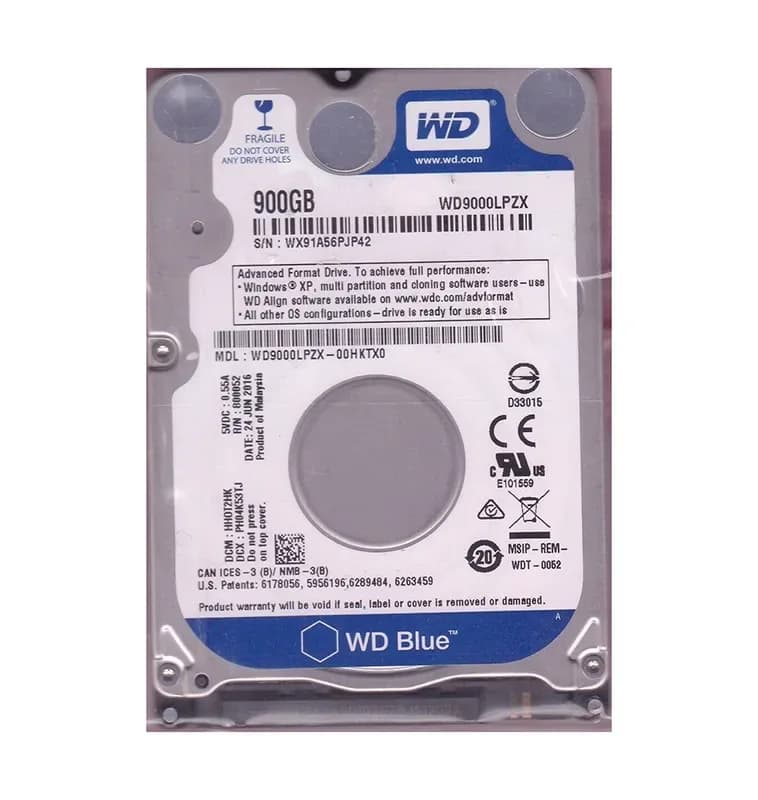WD9000LPZX - WD 900GB 5400RPM SATA 6Gb/s 2.5-in HDD