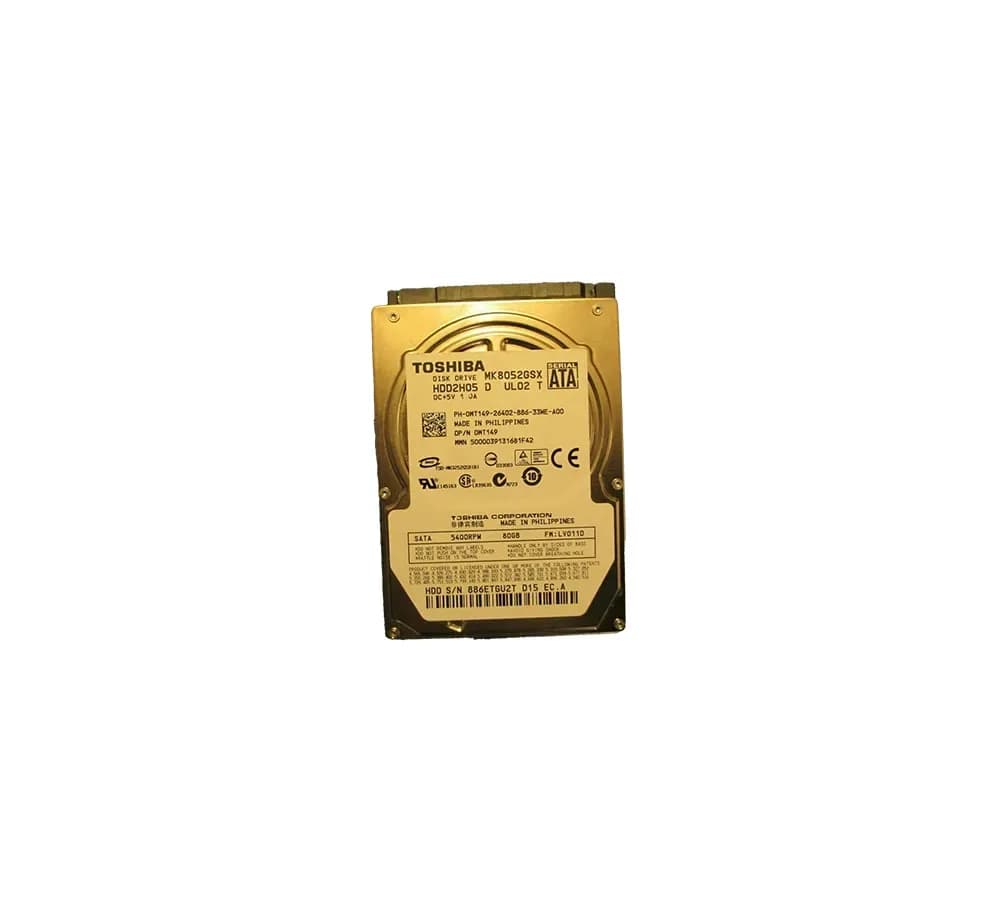 WT149 - Dell 80GB 5400RPM SATA 3Gb/s 2.5-in Hard Drive