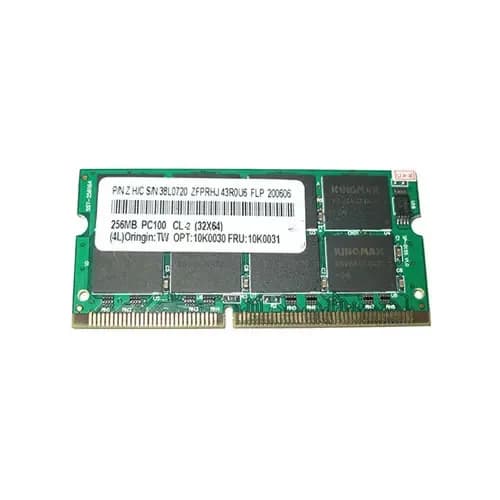 10K0031 - IBM 256MB SODIMM 200-Pin Memory Module