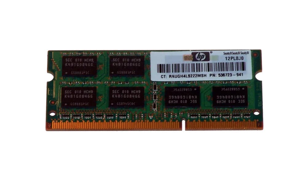 536723-941 - HP 2GB DDR3 1333MHz CL9 Non-ECC SoDIMM Memory Module
