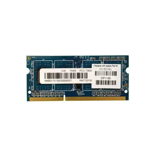 621563-001 - HP 1GB DDR3 1333MHz CL9 Non-ECC SoDIMM Memory Module