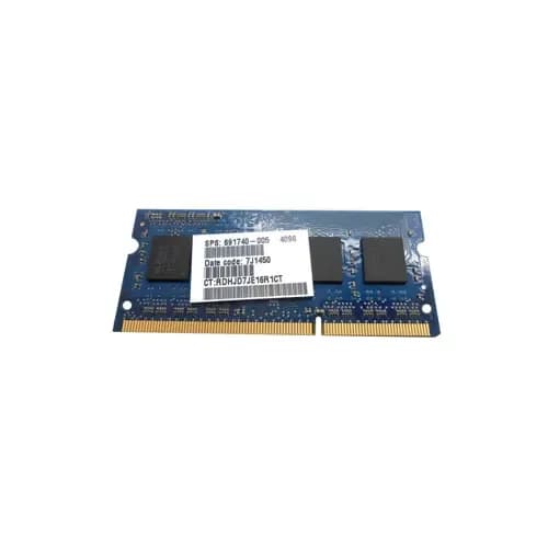 691740-005 - HP 4GB DDR3 1600MHz CL11 Non-ECC SoDIMM Memory Module