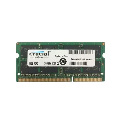 CT204864BF160B - Crucial 16GB DDR3 1600MHz CL11 Non-ECC SoDIMM Memory