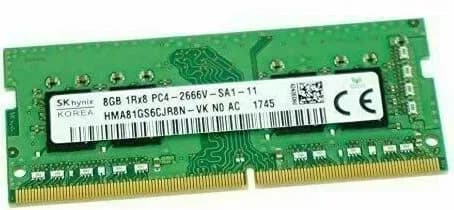HMA81GS6CJR8N-VK - Hynix 8GB DDR4 2666MHz CL19 Non-ECC SoDIMM Memory