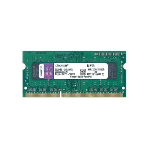 KVR1333D3S8S9/2G - Kingston 2GB DDR3 1333MHz CL9 Non-ECC SoDIMM Memory