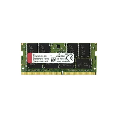 KVR24S17D8/16 - Kingston 16GB DDR4 2400MHz CL17 Non-ECC SoDIMM Memory